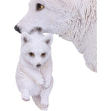 Winter Bond Mother Wolf & Cub Figurine