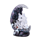 Winter Moon Wolf LED Ornament