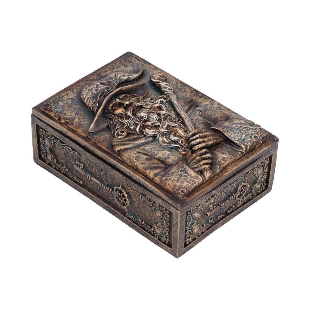 Wizard’s Hoard decorative trinket box angled view