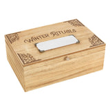 Wooden Winter Rituals Box