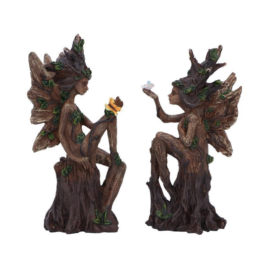 Woodland Beauty Tree Fairy Figurines Pair