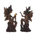 Woodland Beauty Tree Fairy Figurines Pair
