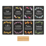 Wheel of the Year Altar Cards with Stand