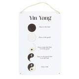 Yin Yang Metal Sign
