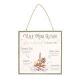 Yule Altar Sign