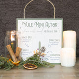 Yule Altar Sign