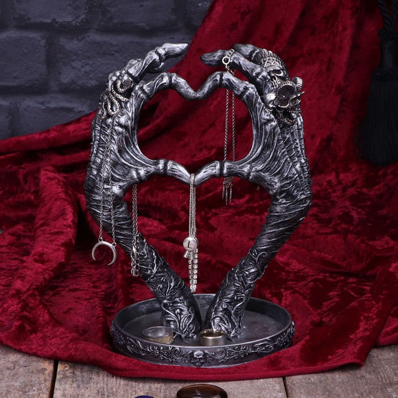 Zombie Love Heart Hands Jewellery Holder