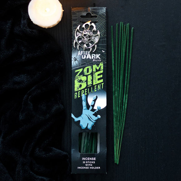 Zombie Repellent - Jasmine Incense Sticks with Holder
