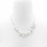 Longstone Crystal Necklace - White Jasper