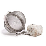 Raw Crystal Rainbow Moonstone Tea Strainer