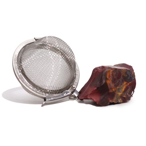 Raw Crystal Mookaite Tea Strainer