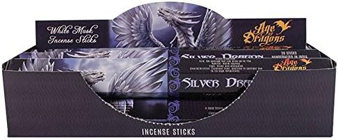 Anne Stokes Silver Dragon Incense Sticks (White Musk)