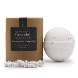 White Jasper Bracelet & Grapefruit Ylang Ylang Bath Bomb