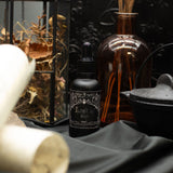 Ancient Witch Lost in Sin perfume oil bottle in gothic room