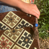 Brown Kilim Messenger Festival Bag