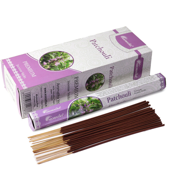 Aromatika Charcoal Free Hex Incense Sticks - Patchouli