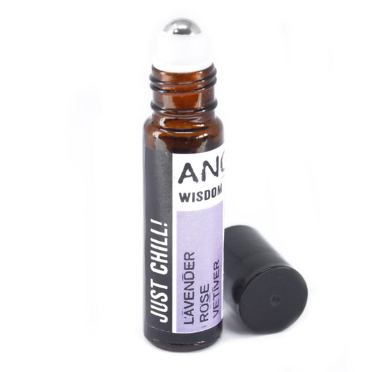 Just Chill! Essential Oil Roll-On (Lavender, Rose, Vetiver)
