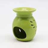 Lime Green Floral Oil Burner