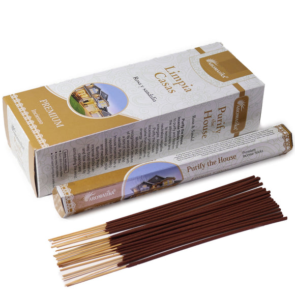 Aromatika Charcoal Free Hex Incense Sticks - Purify the House