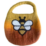 Felt Bee Bag - Sunrise Orange