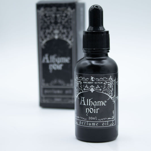 Ancient Witch Athame Noir perfume oil bottle and box