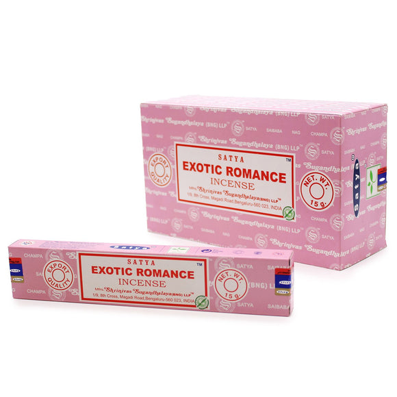 Satya Exotic Romance Incense Sticks