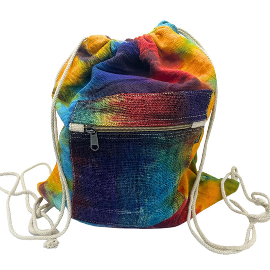 Tie-dye Hemp String Bag