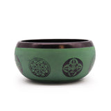 Earth Powder Singing Bowl - Mandala Buddha 16cm