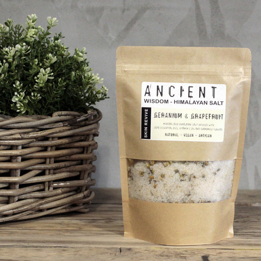 Skin Revive Himalayan Bath Salt Blend 500g - Geranium & Grapefruit