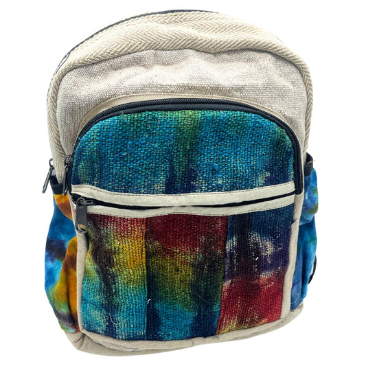 Tie-dye Hemp Medium Backpack