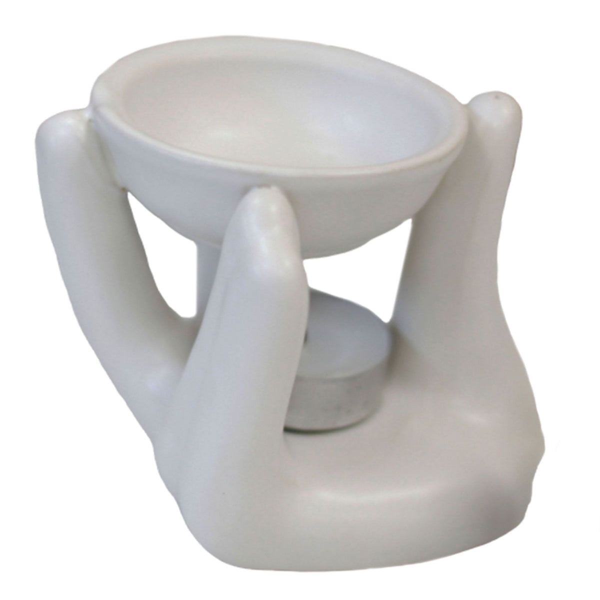 White Helping Hand Oil Burner