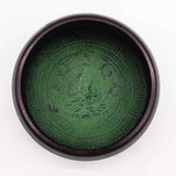 Earth Powder Singing Bowl - Mandala Buddha 16cm