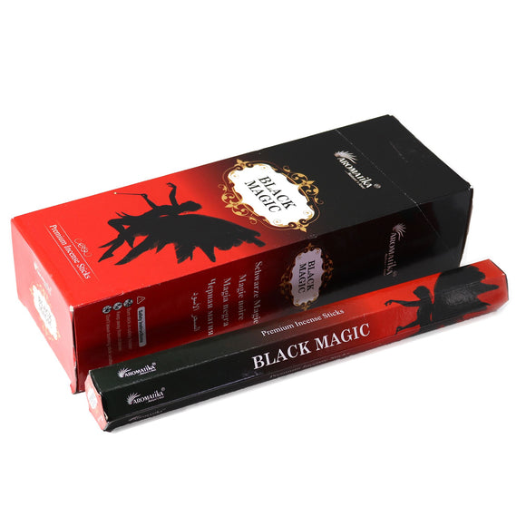 Aromatika Charcoal Free Hex Incense Sticks - Black Magic