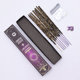 Amethyst Crystal Scents Lavender Smudge Incense Sticks