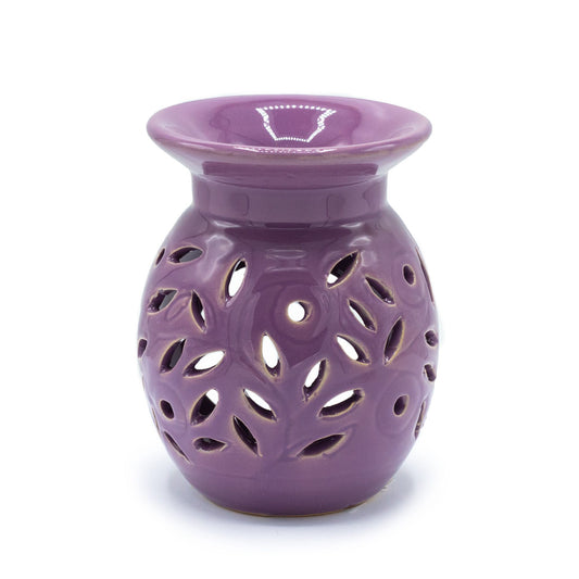 Purple Floral Oil Burner