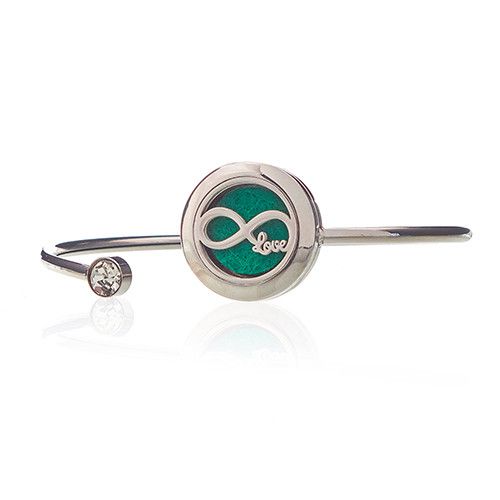 Infinite Love Aromatherapy Jewellery Crystal Bracelet 20mm