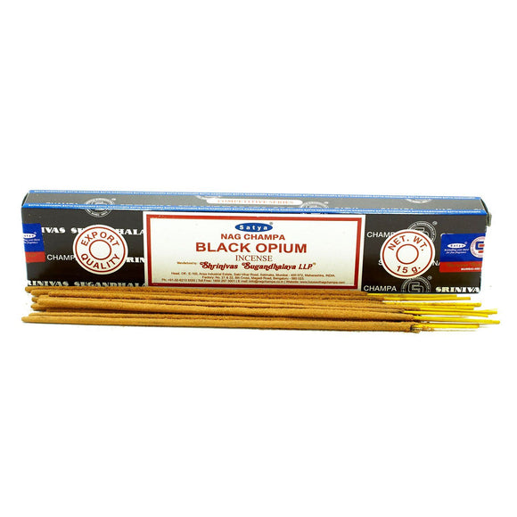 Satya Black Opium Incense Sticks