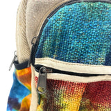 Tie-dye Hemp Medium Backpack