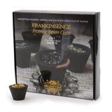 Box of Frankincense Incense Resin Cups with product image on a white background