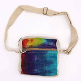 Tie-dye Hemp Crossbody Bag