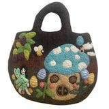 Fairy Garden Felt Bag