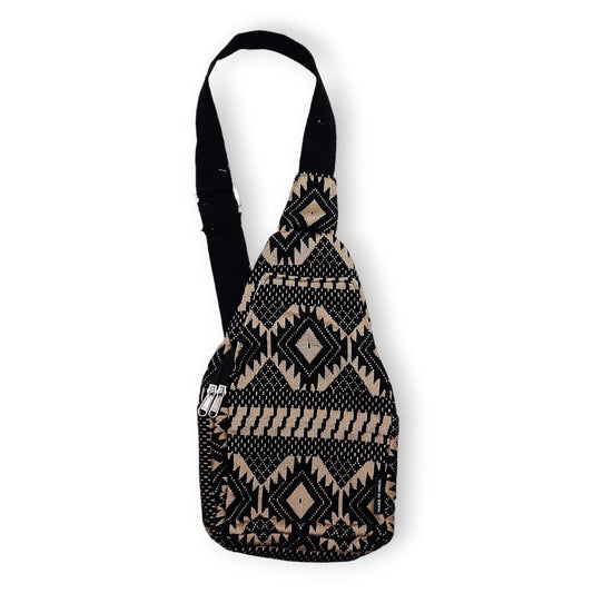 Nomad Sari Jacquard Crossbody Bag - Desert Loom