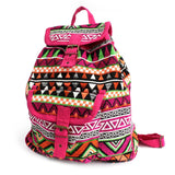 Jacquard Pink Backpack