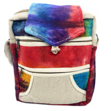 Tie-dye Fold Hemp Crossbody Bag