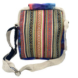 Tie-dye Fold Hemp Crossbody Bag