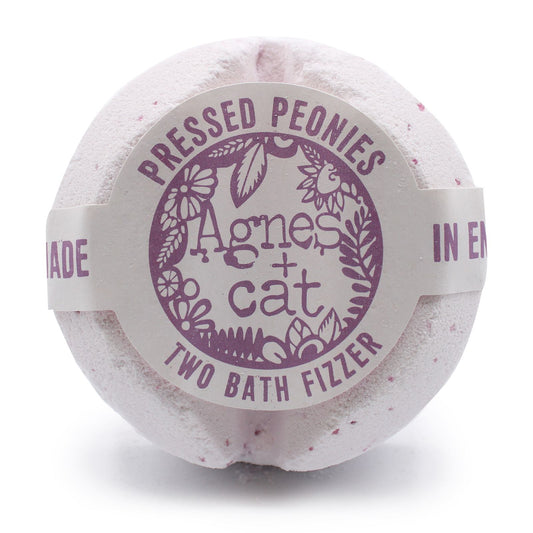 Agnes + Cat Bath Bomb - Pressed Peonies
