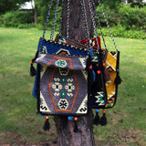 Grey Kilim Messenger Festival Bag