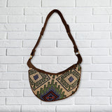 Jacquard Hobo Bag - Green
