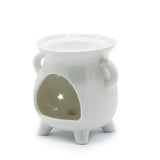White Moon Phase Cauldron Oil Burner