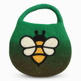 Felt Bee Bag - Green